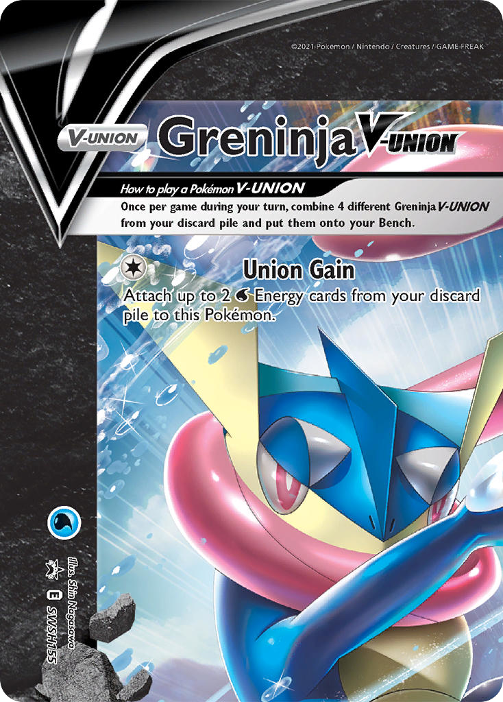 Greninja V-UNION — SWSH: Sword & Shield Promo Cards #SWSH155