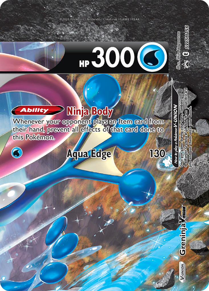 Greninja V-UNION — SWSH: Sword & Shield Promo Cards #SWSH156