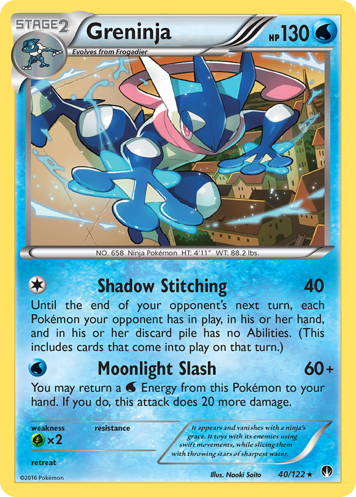 Greninja — XY - BREAKpoint #40/122