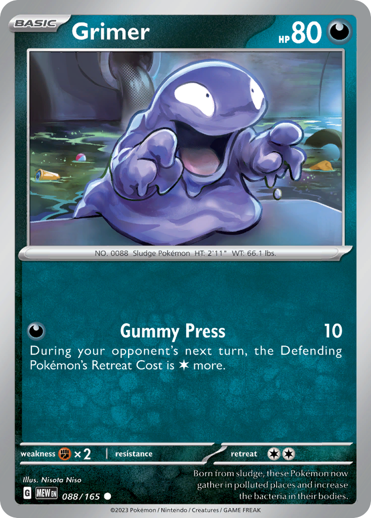 Grimer — SV: Scarlet & Violet 151 #088/165