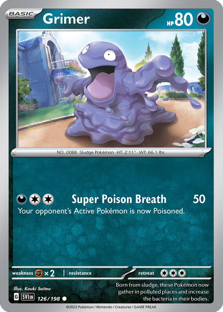 Grimer — SV01: Scarlet & Violet Base Set #126/198