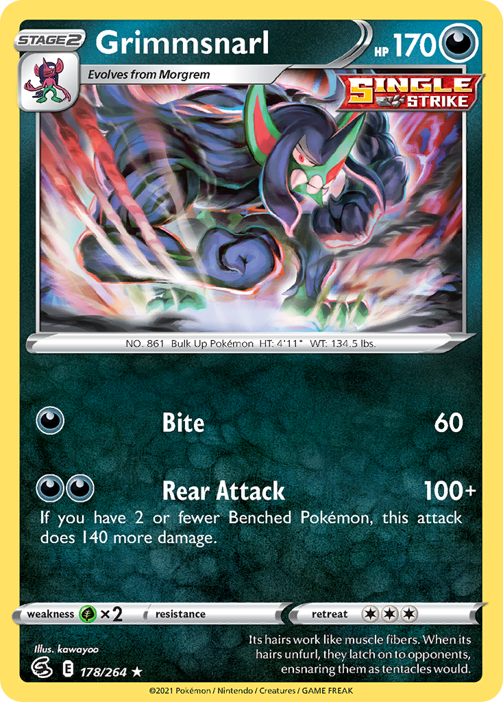 Grimmsnarl — SWSH08: Fusion Strike #178/264
