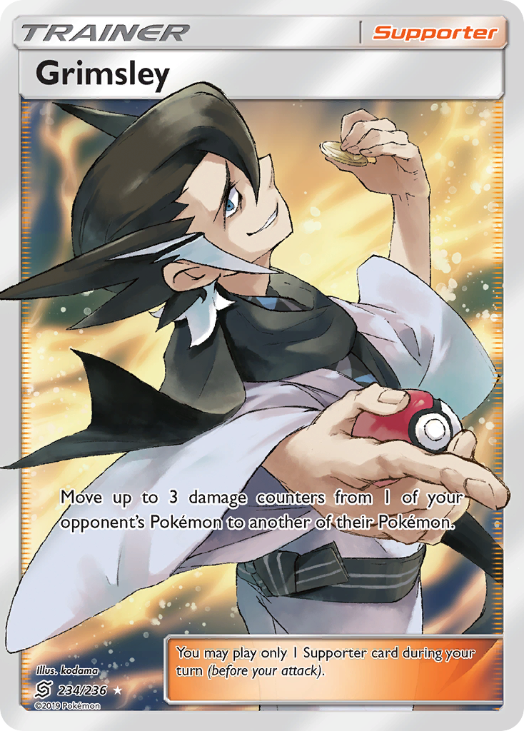 Grimsley (Full Art) — SM - Unified Minds #234/236