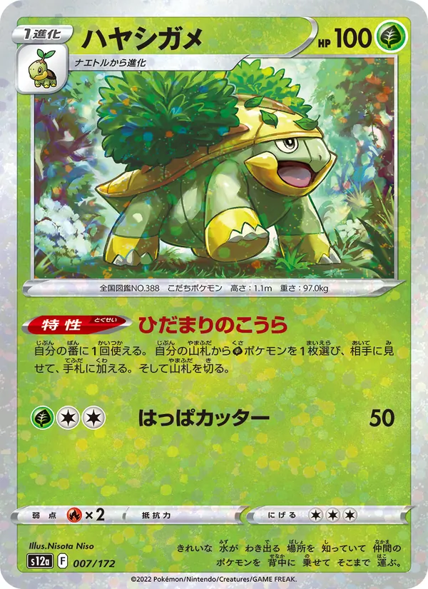 Grotle (Mirror Holofoil) — S12a: VSTAR Universe #007/172