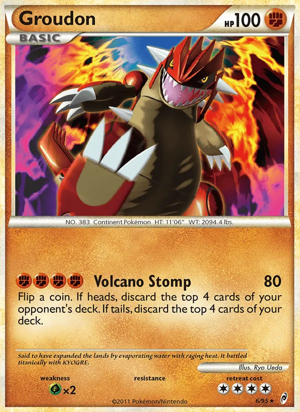 Groudon — Call of Legends #6/95