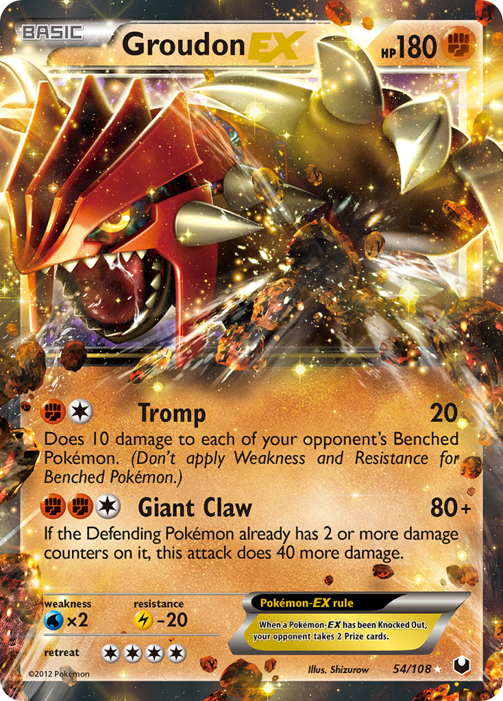 Groudon EX — Dark Explorers #54/108