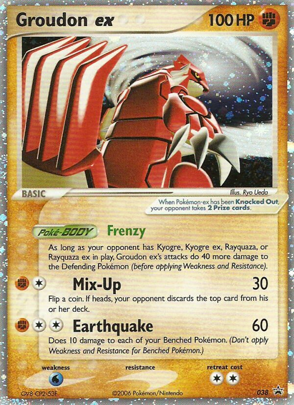 Groudon ex — Nintendo Promos #038