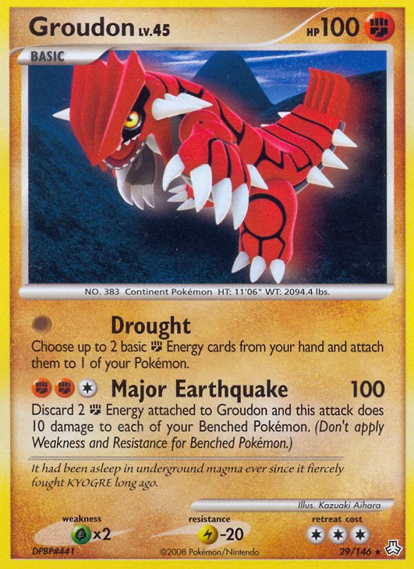 Groudon — Legends Awakened #29/146