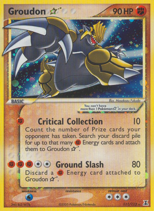 Groudon Star — Delta Species #111/113