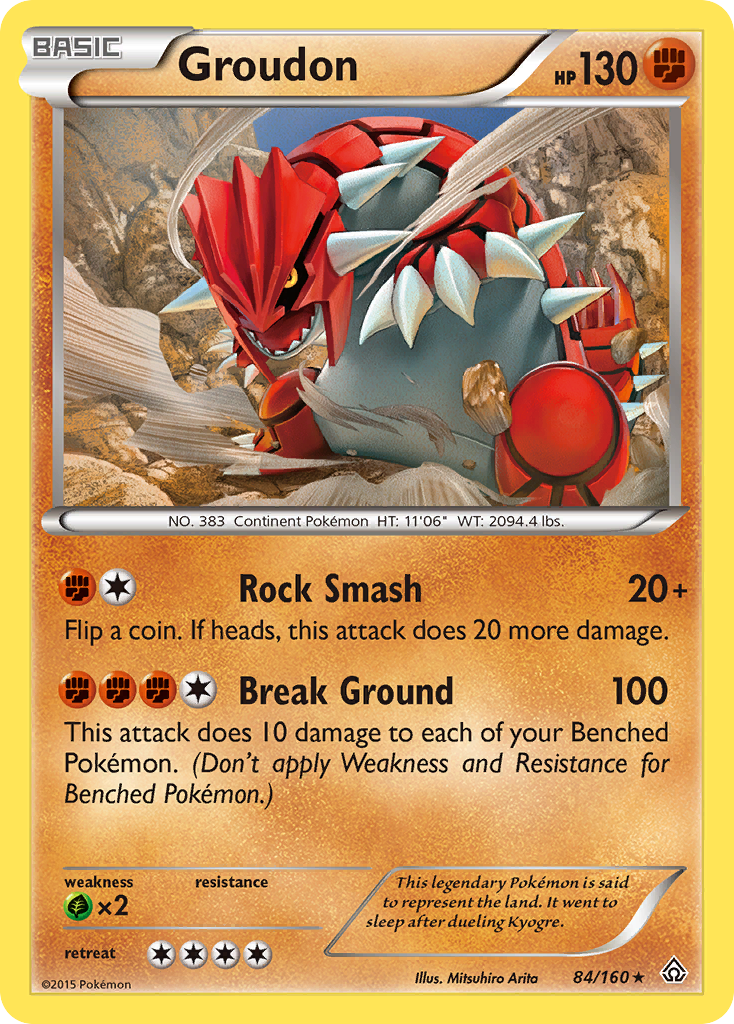 Groudon — XY - Primal Clash #84/160