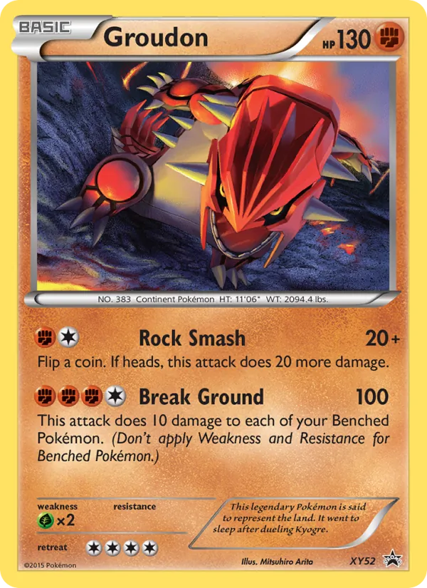 Groudon — XY Promos #XY52