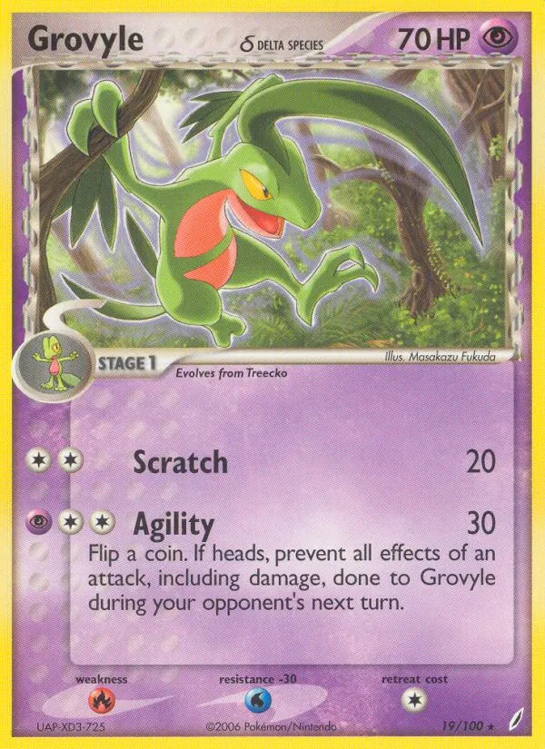 Grovyle (Delta Species) — Crystal Guardians #19/100