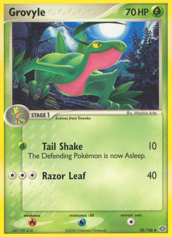 Grovyle — Emerald #28/106