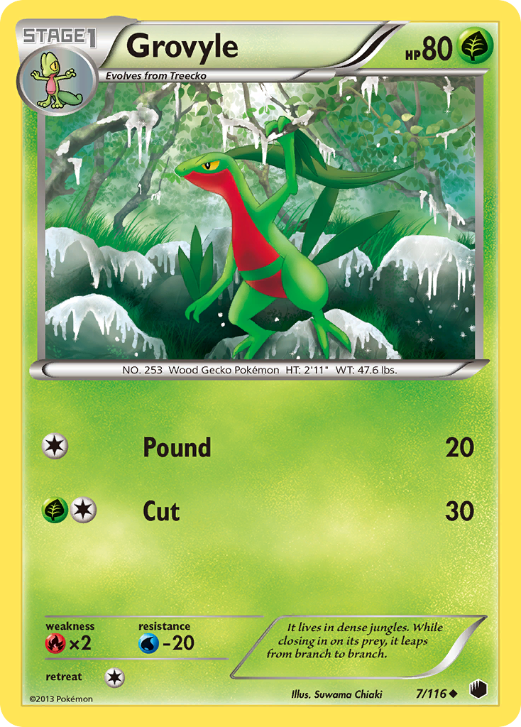 Grovyle — Plasma Freeze #7/116