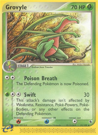 Grovyle — Ruby and Sapphire #31/109