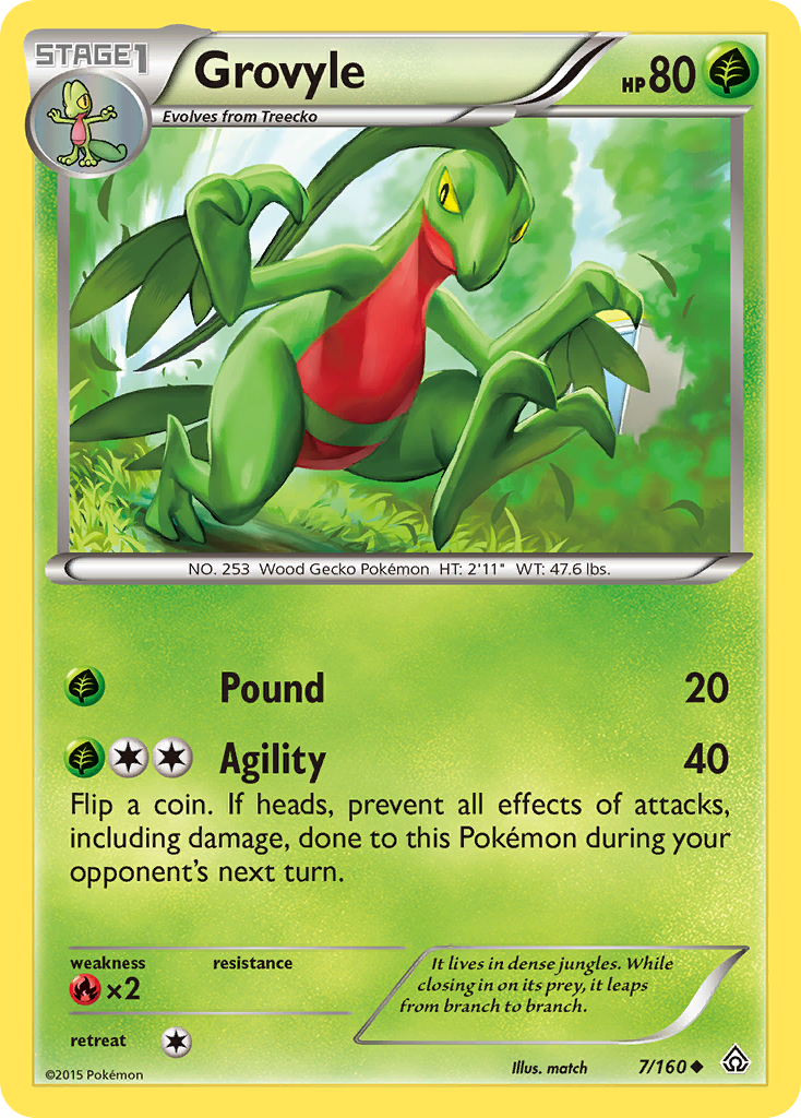 Grovyle — XY - Primal Clash #7/160