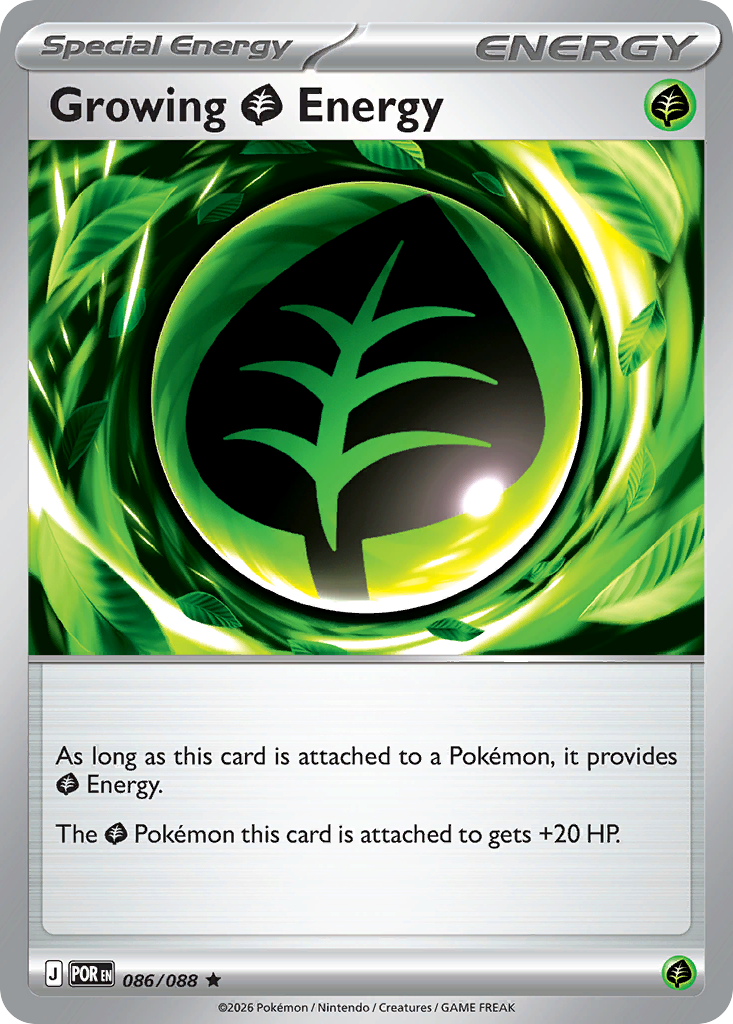 Growing Grass Energy — Prize Pack Series Cards #086/088