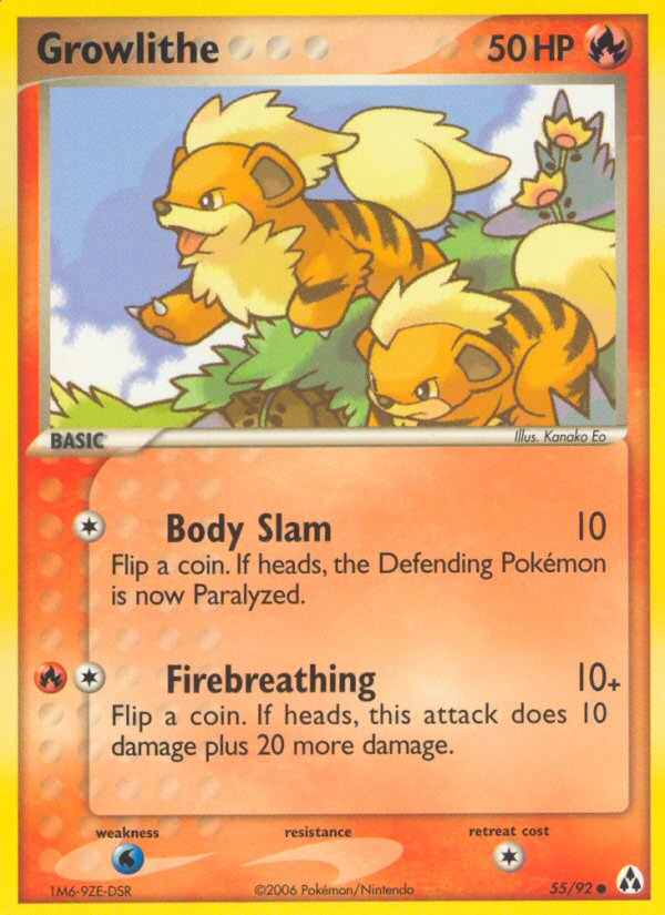 Growlithe — Legend Maker #55/92