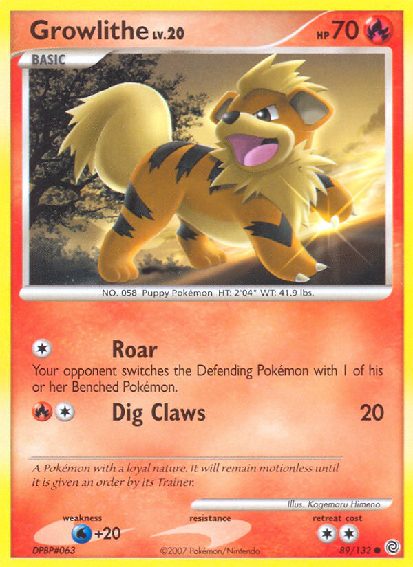 Growlithe — Secret Wonders #89/132