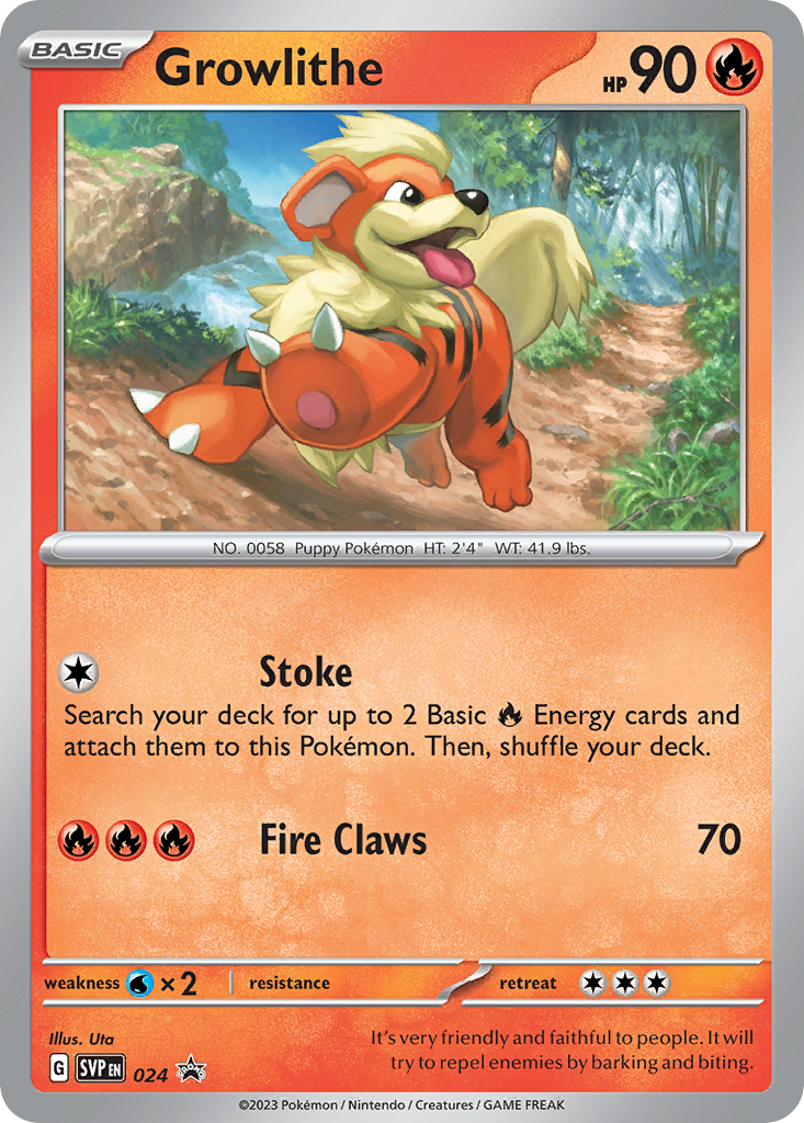 Growlithe — SV: Scarlet & Violet Promo Cards #024