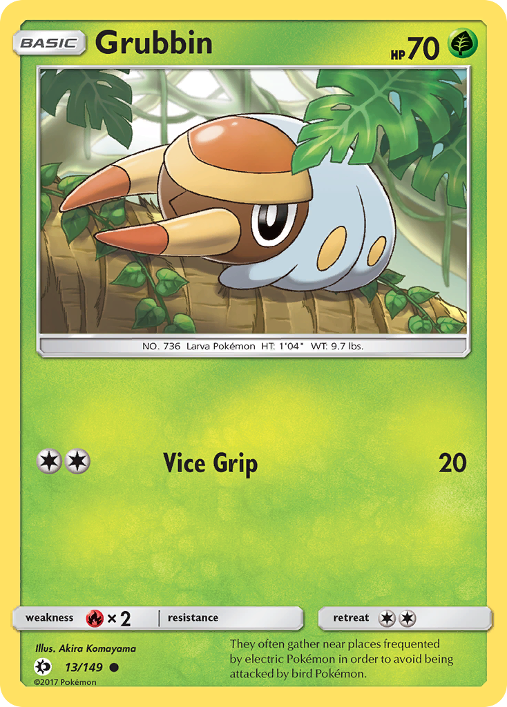 Grubbin — SM Base Set #13/149