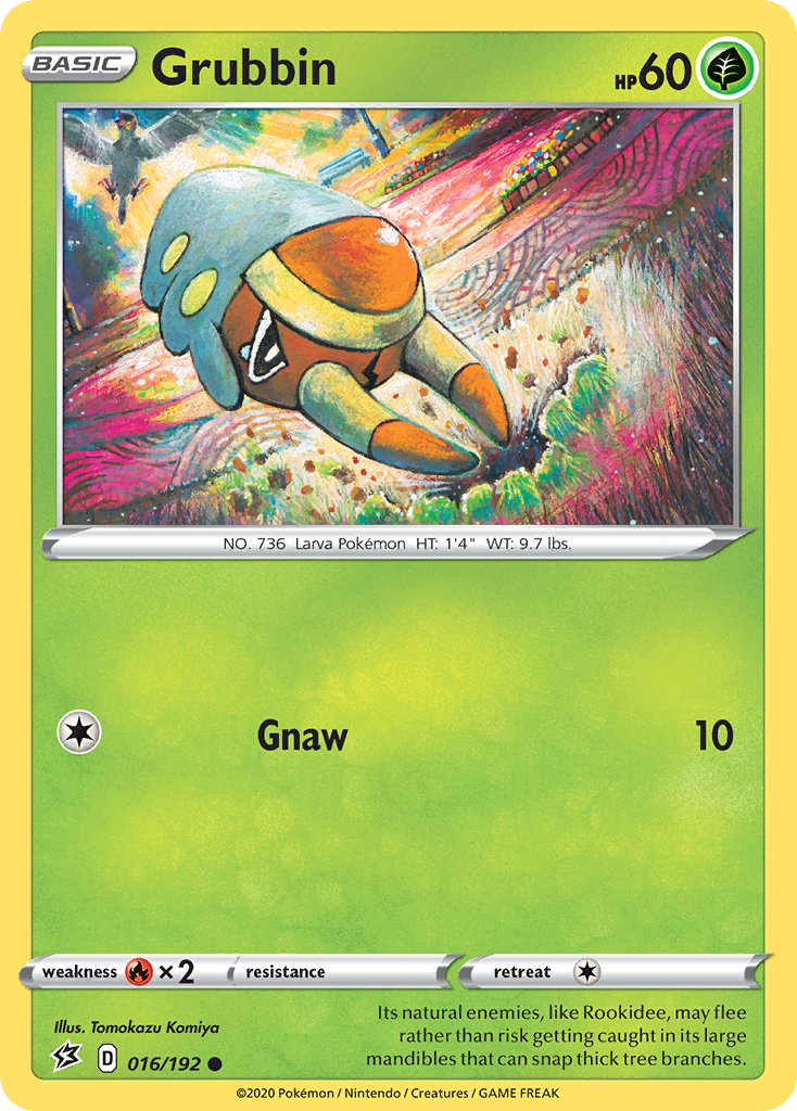 Grubbin — SWSH02: Rebel Clash #016/192