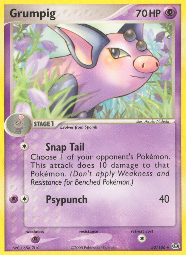 Grumpig — Emerald #30/106