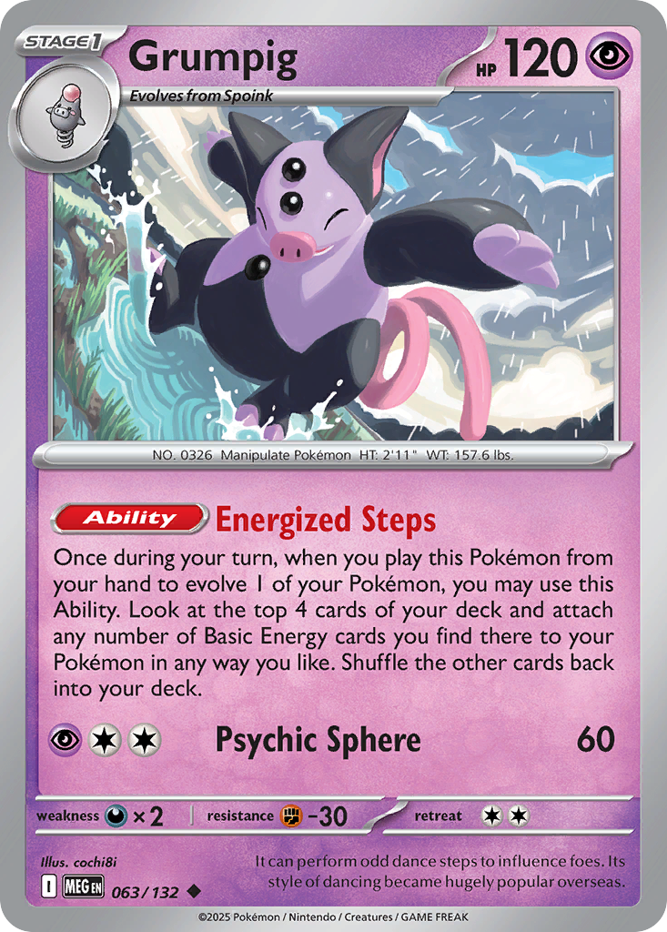 Grumpig — ME01: Mega Evolution #063/132
