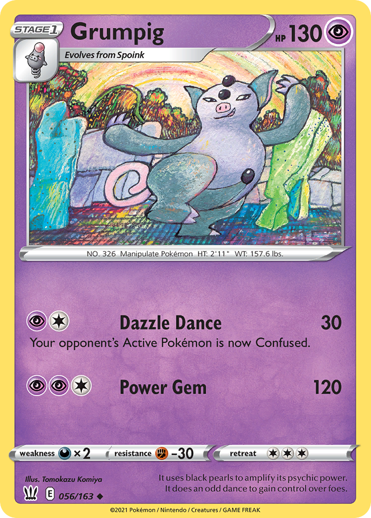 Grumpig — SWSH05: Battle Styles #056/163