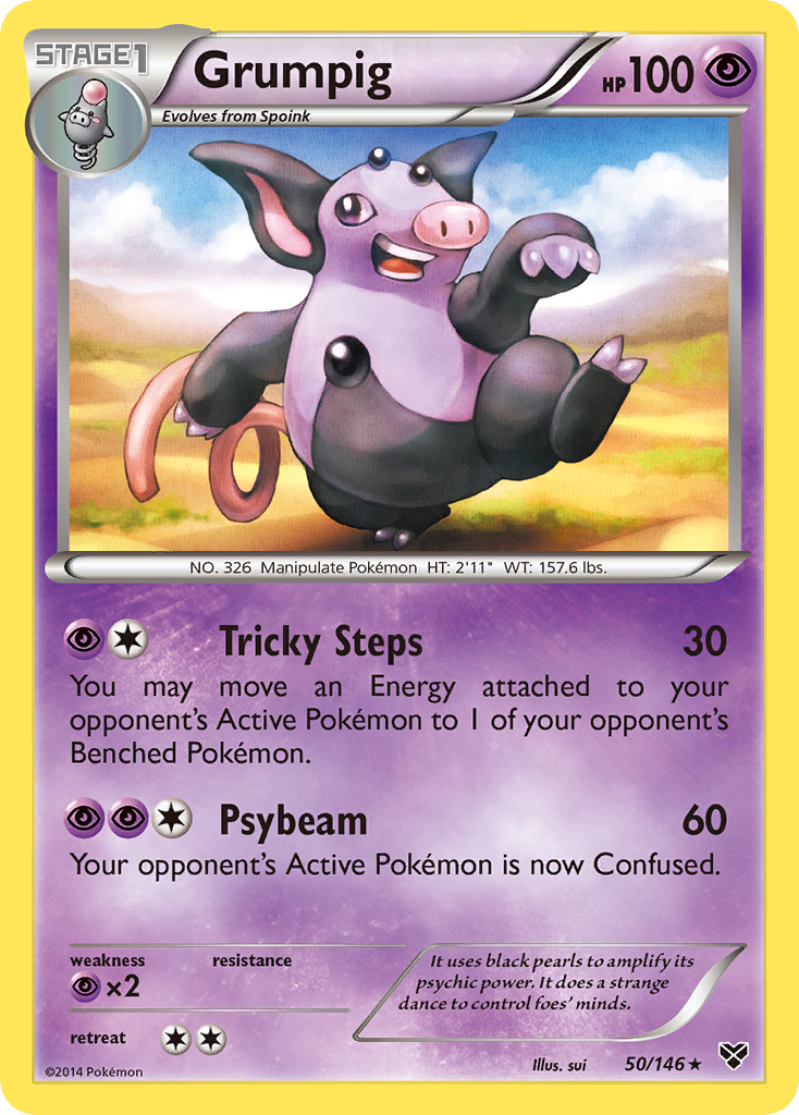 Grumpig — XY Base Set #50/146