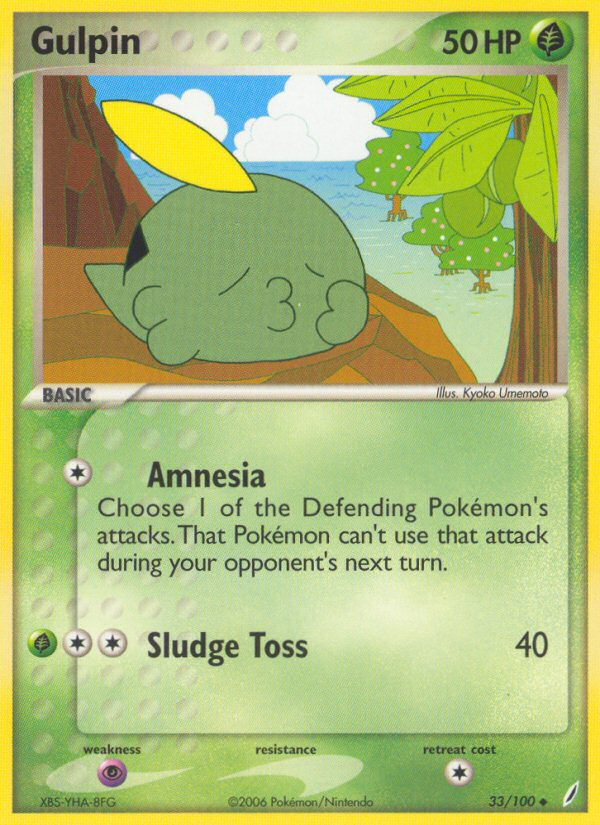 Gulpin — Crystal Guardians #33/100