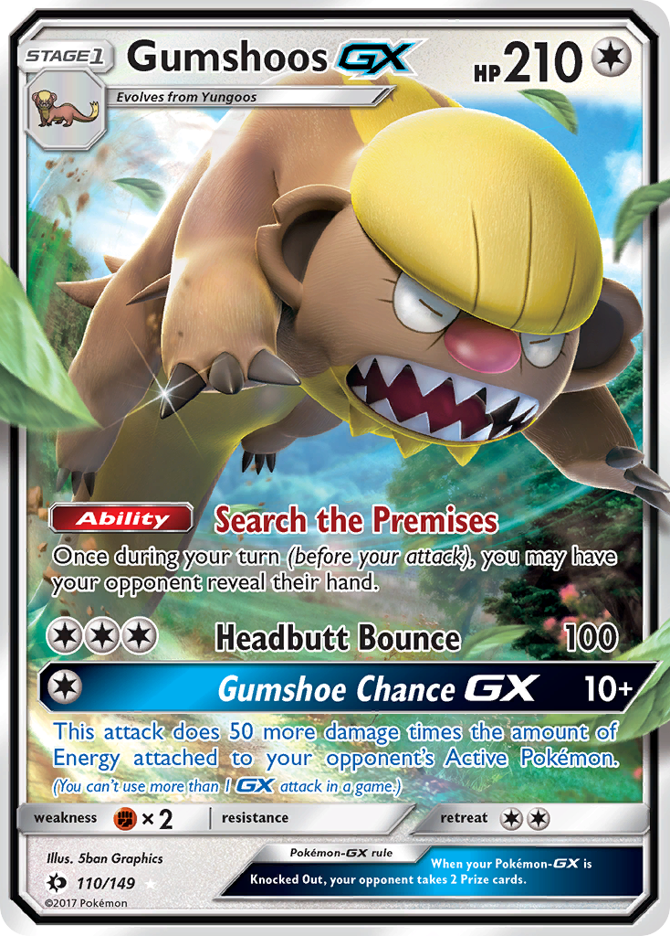 Gumshoos GX — SM Base Set #110/149