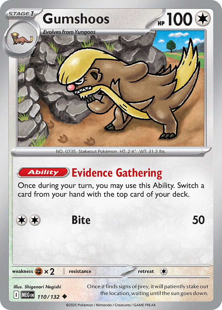Gumshoos — ME01: Mega Evolution #110/132
