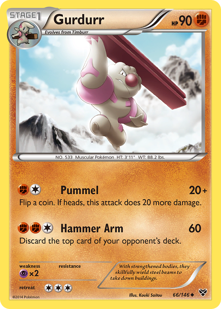 Gurdurr — XY Base Set #66/146