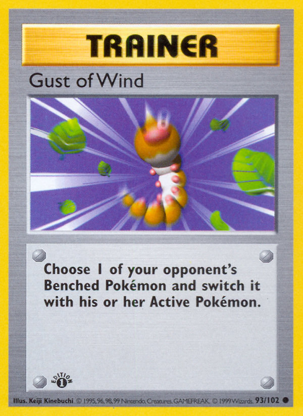Gust of Wind — Base Set (Shadowless) #093/102