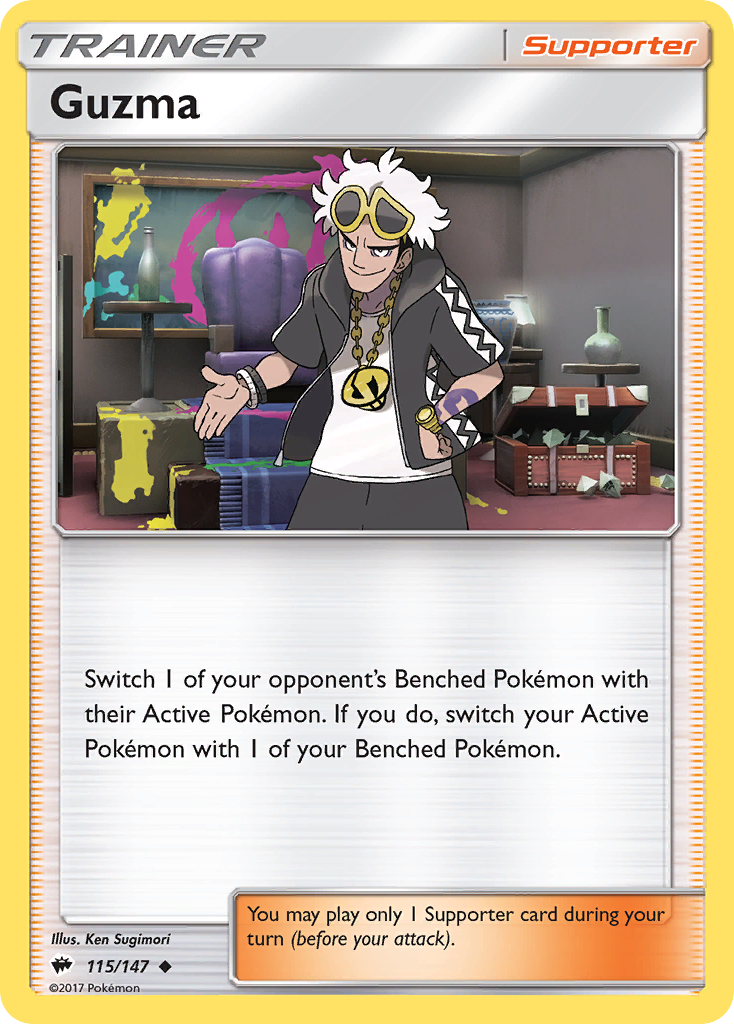 Guzma — League & Championship Cards #115/147