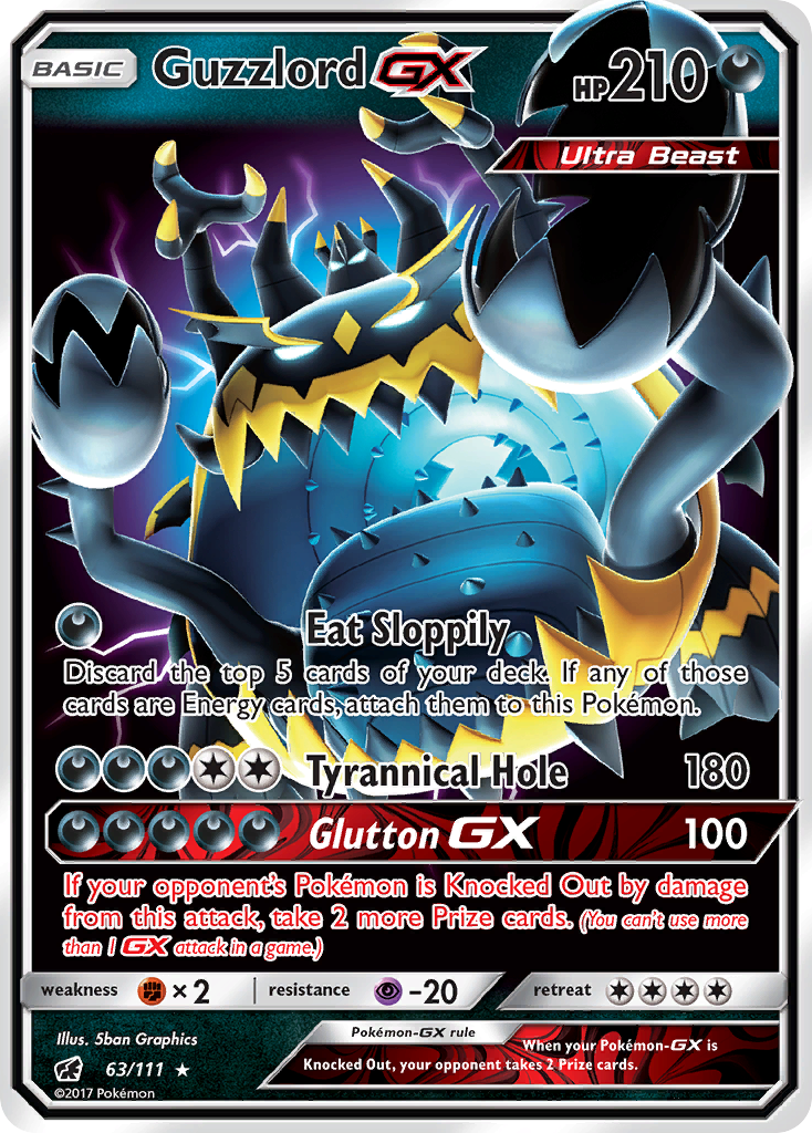 Guzzlord GX — SM - Crimson Invasion #63/111