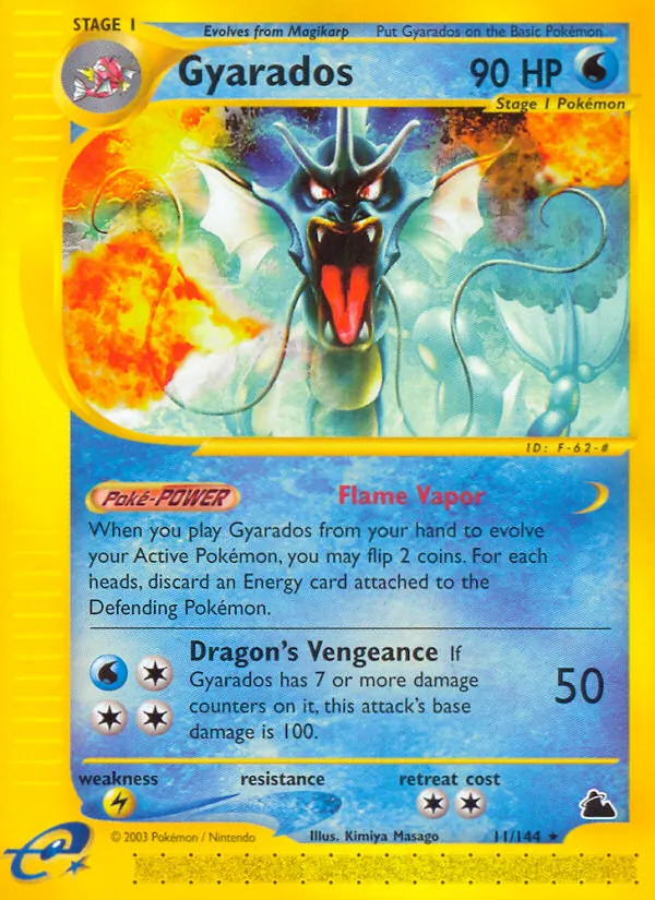 Gyarados (11) — Skyridge #011/144