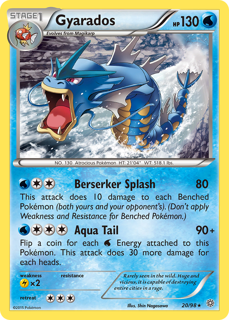 Gyarados (20) — XY - Ancient Origins #20/98