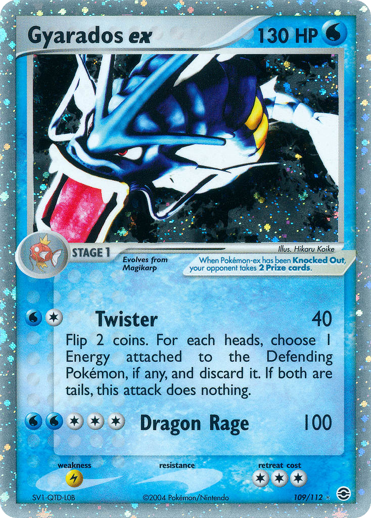 Gyarados ex — FireRed & LeafGreen #109/112