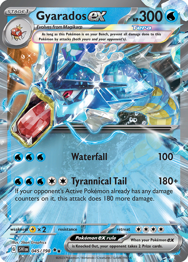 Gyarados ex — SV01: Scarlet & Violet Base Set #045/198