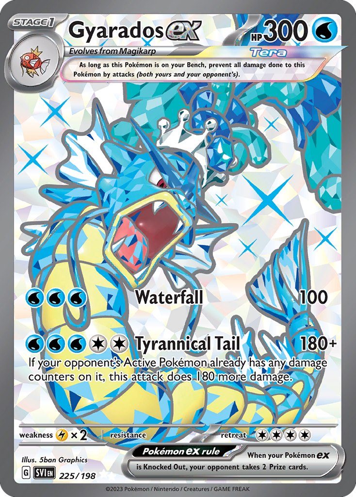 Gyarados ex — SV01: Scarlet & Violet Base Set #225/198