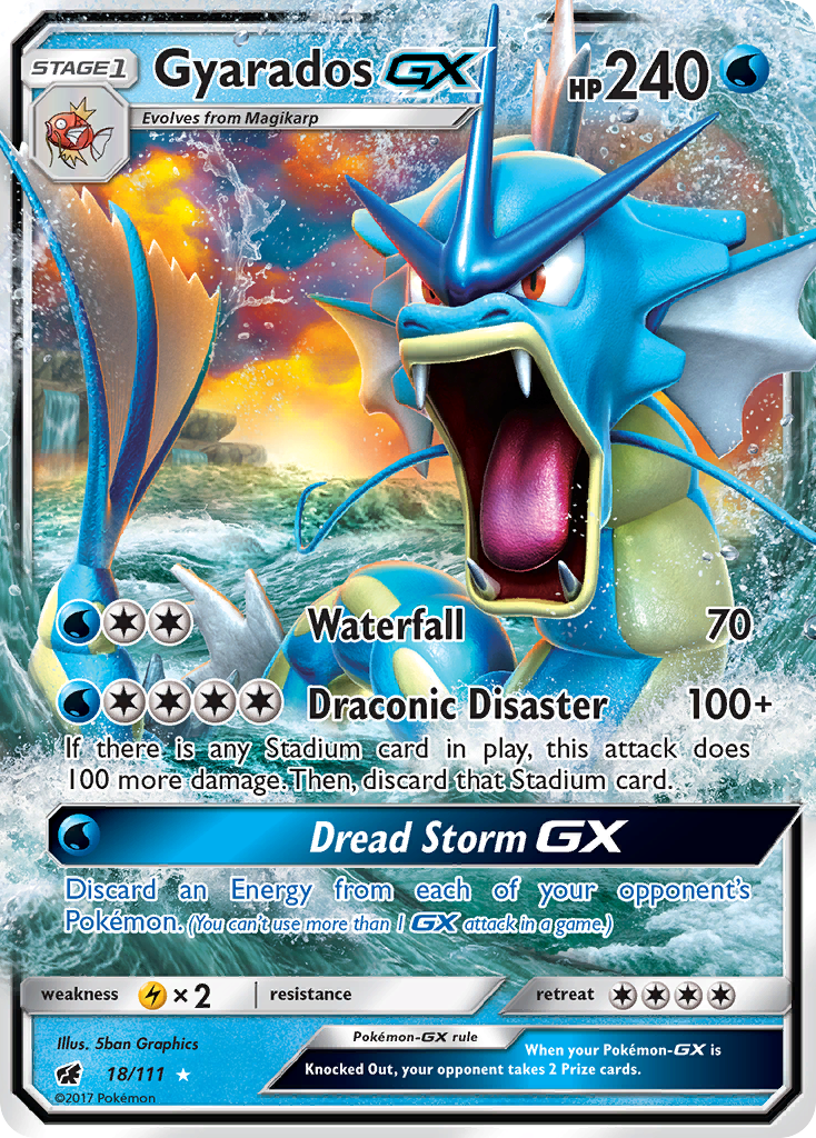 Gyarados GX — SM - Crimson Invasion #18/111