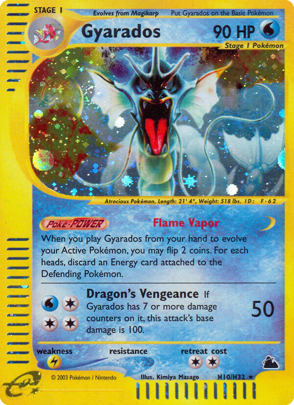Gyarados (H10) — Skyridge #H10/H32