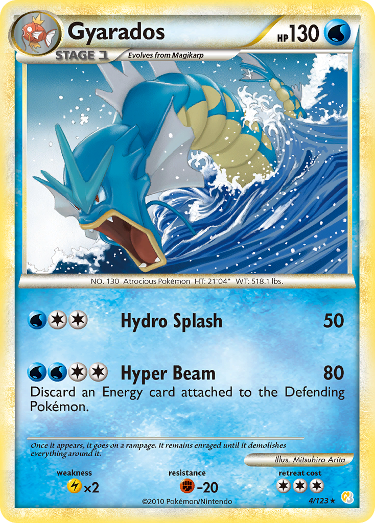 Gyarados — HeartGold SoulSilver #4/123