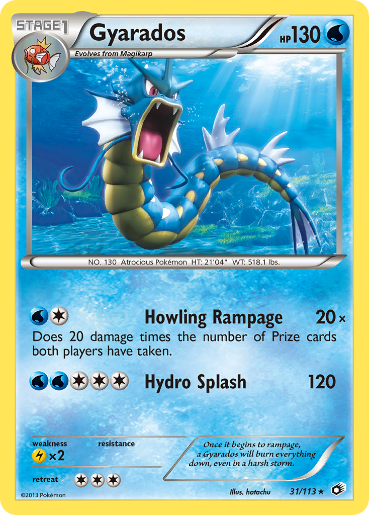 Gyarados — Legendary Treasures #31/113