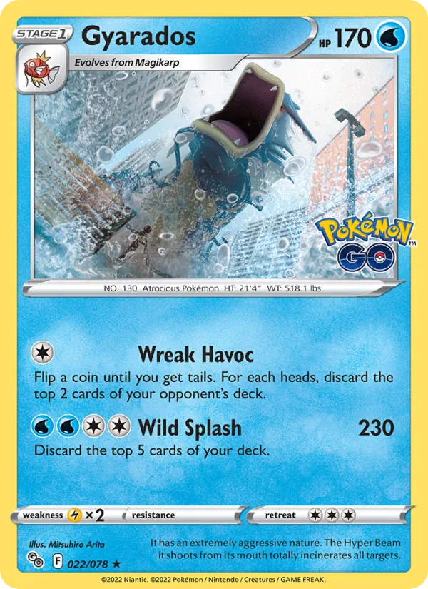 Gyarados — Pokemon GO #022/078
