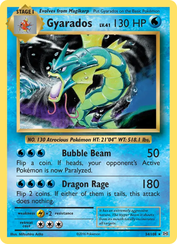Gyarados (XY Evolutions Prerelease)