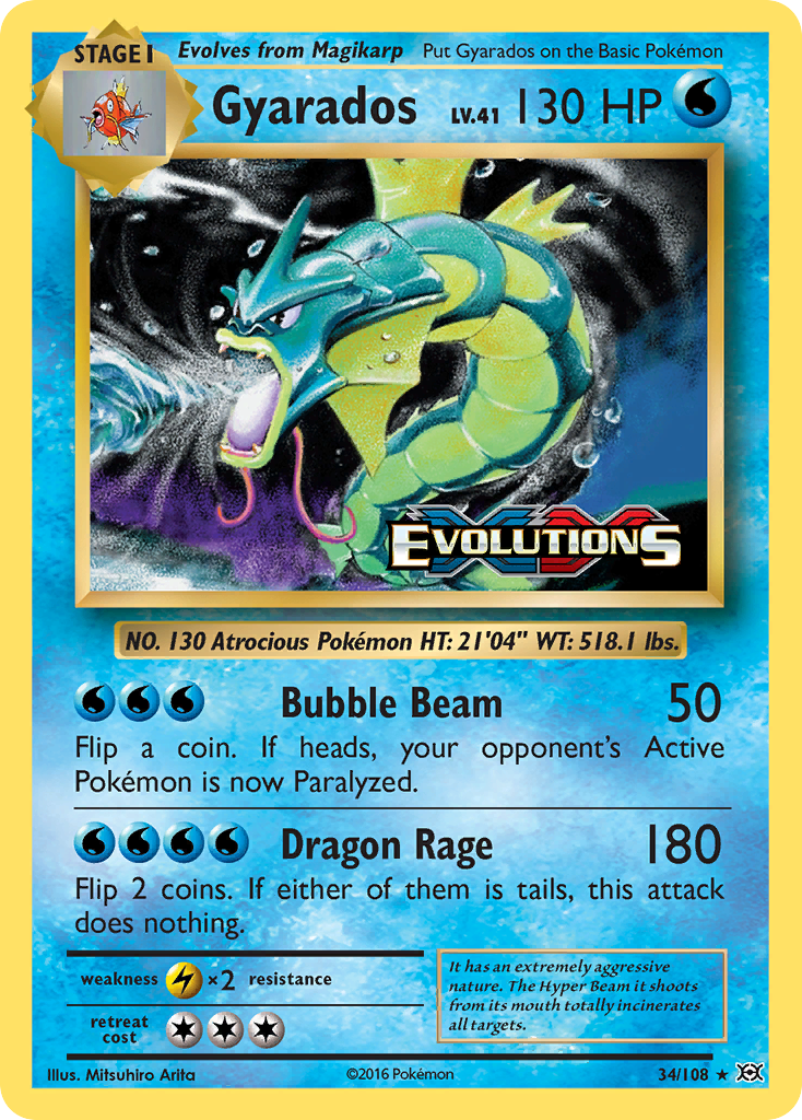 Gyarados — XY Promos #34/108