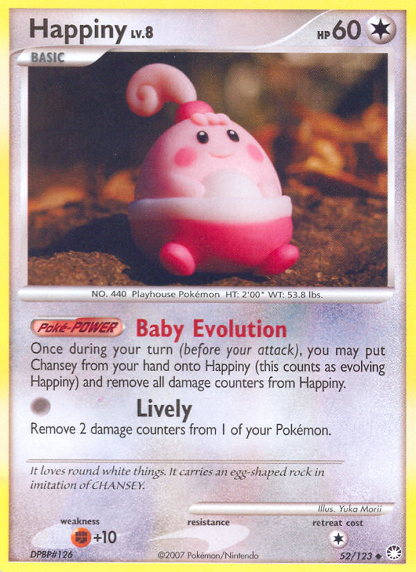 Happiny — Mysterious Treasures #52/123